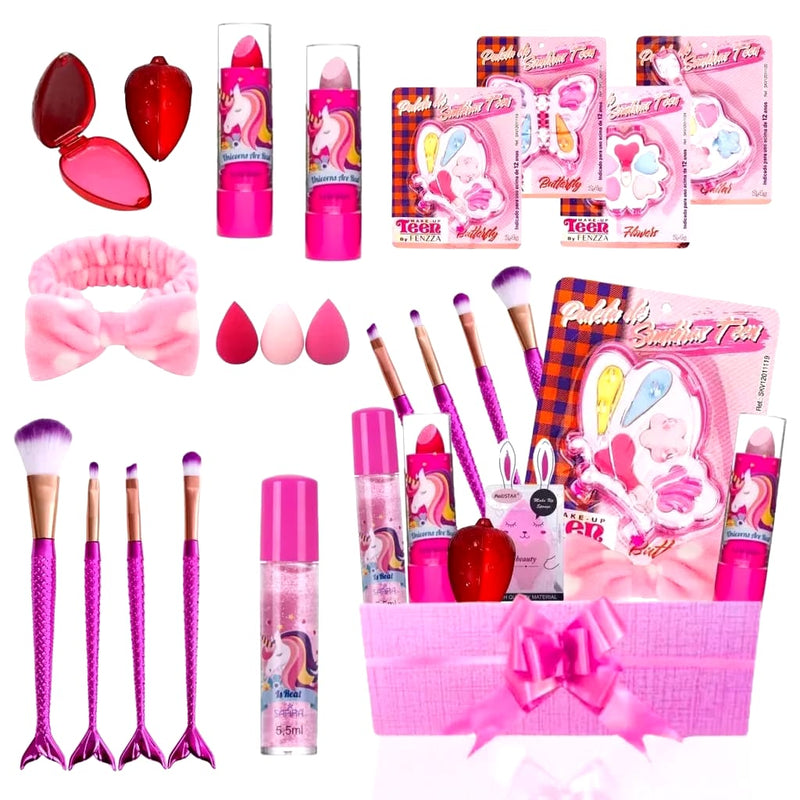 Kit Maquiagem Completo Menina Infantil Blogueirinha